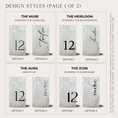 Load image into Gallery viewer, Daylight Marble and Acrylic Table Numbers