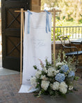 Load image into Gallery viewer, Linen Fabric Welcome Sign