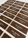 Load image into Gallery viewer, Leather Place Cards