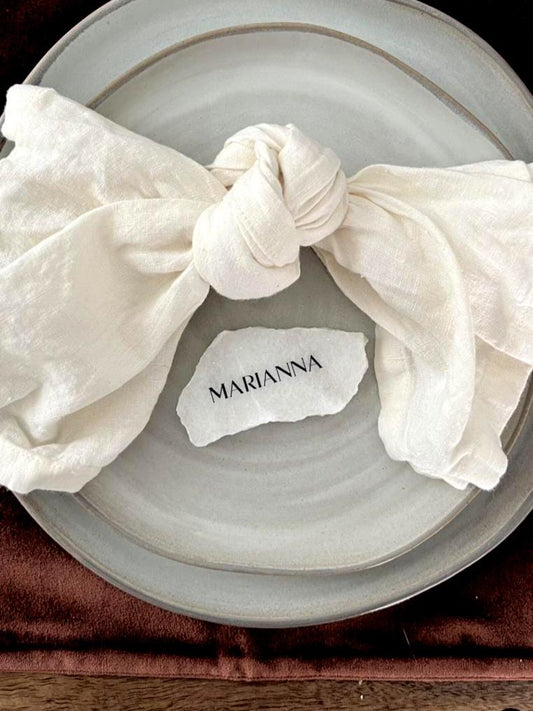 Moonlight Marble Place Cards