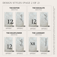 Load image into Gallery viewer, Daylight Marble and Acrylic Table Numbers
