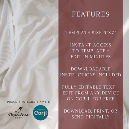 Holiday Soirée in Polo Plaid Tartan Red - Digital Invitation Template