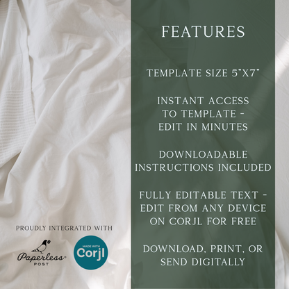 Holiday Soirée in Polo Plaid Tartan Green - Digital Invitation Template