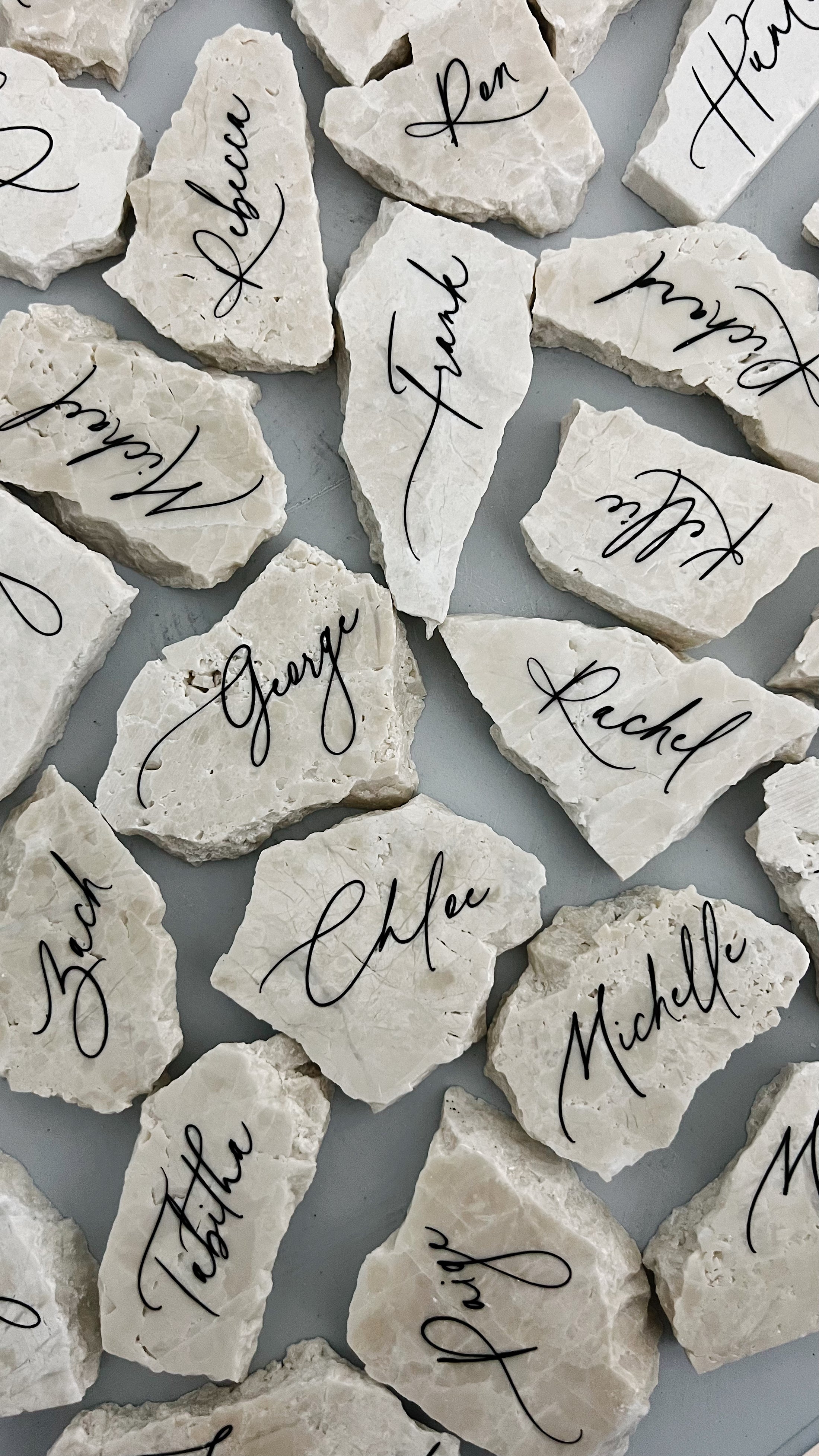 Daylight Marble Place Cards