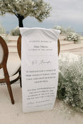 Load image into Gallery viewer, Linen Fabric Memorial Reserved Seating Sign

