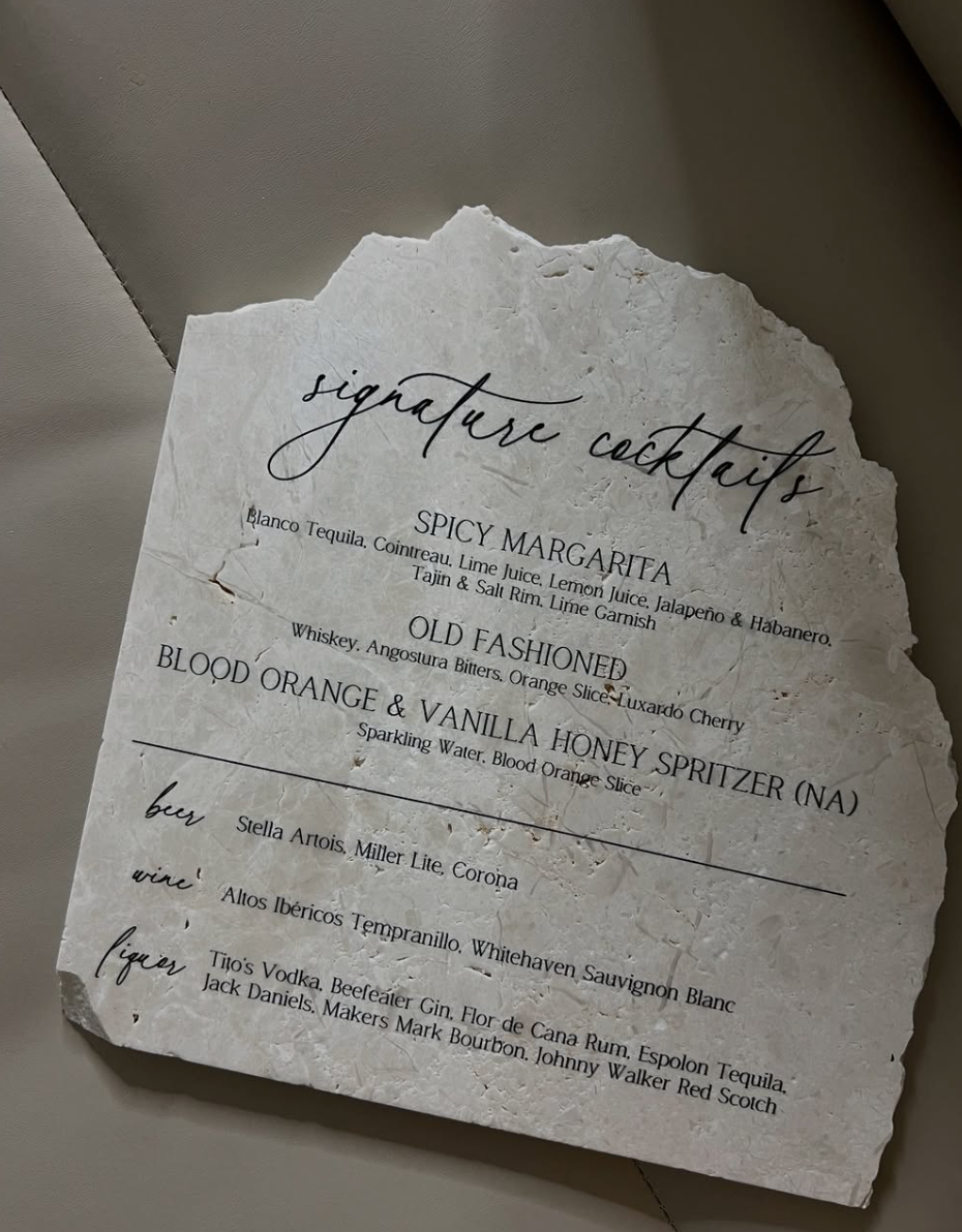 Daylight Marble Bar Sign