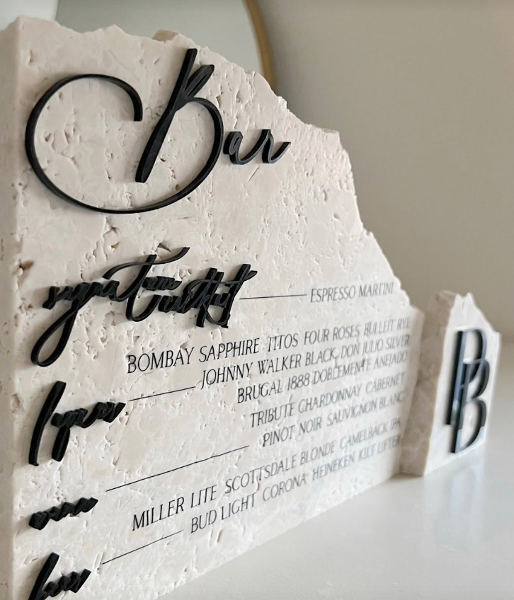 Daylight Marble Bar Sign