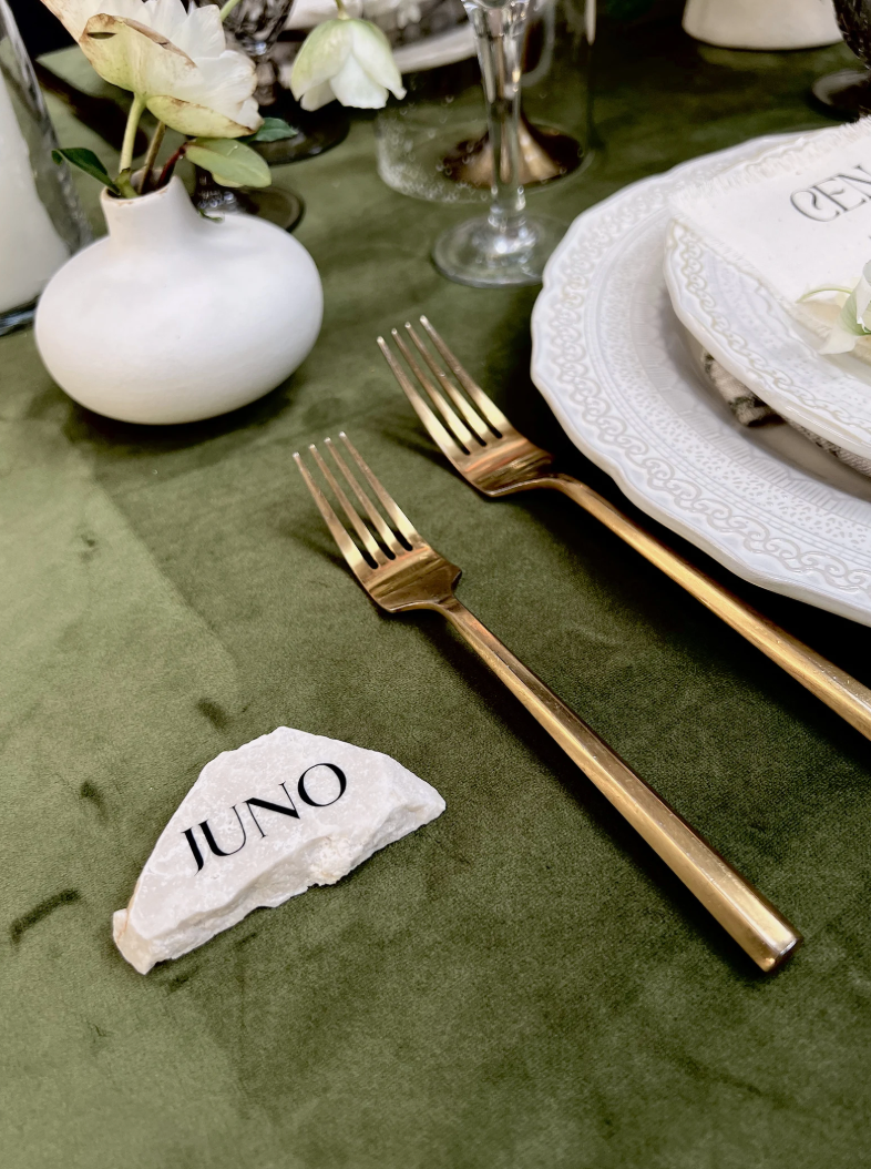 Daylight Marble Place Cards