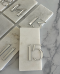 Load image into Gallery viewer, Moonlight Marble and Acrylic Table Numbers

