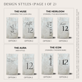 Load image into Gallery viewer, Daylight Marble Table Numbers
